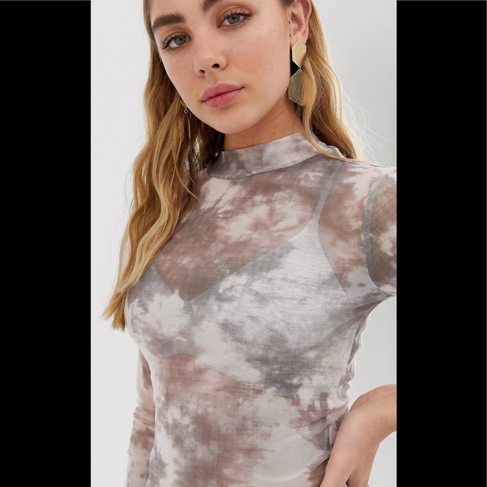 New Look see through long sleeve